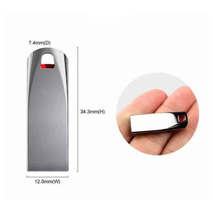 USB 3.0 Metal Flash Drive with Type-C and OTG Support