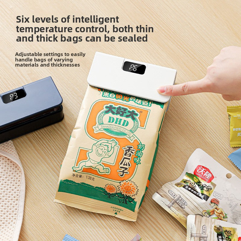 USB Portable Food Sealer with LCD Display