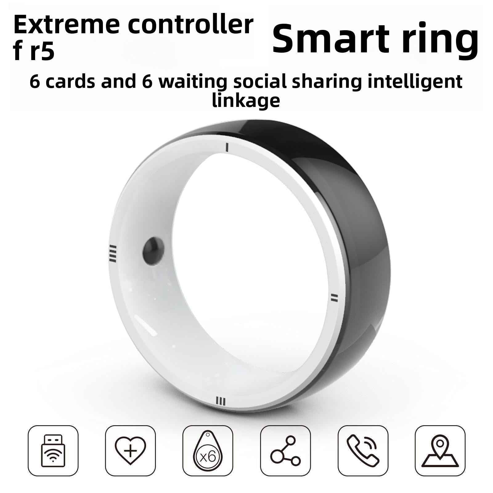 Smart Ring Health Card Mobile Interaction