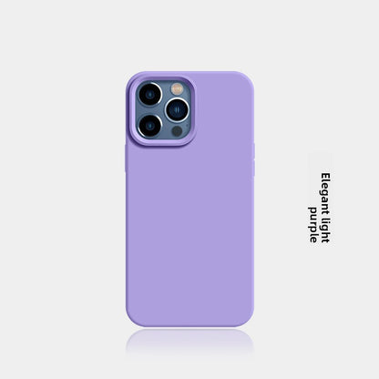 New Liquid Silicone Solid-Color Phone Case Shockproof