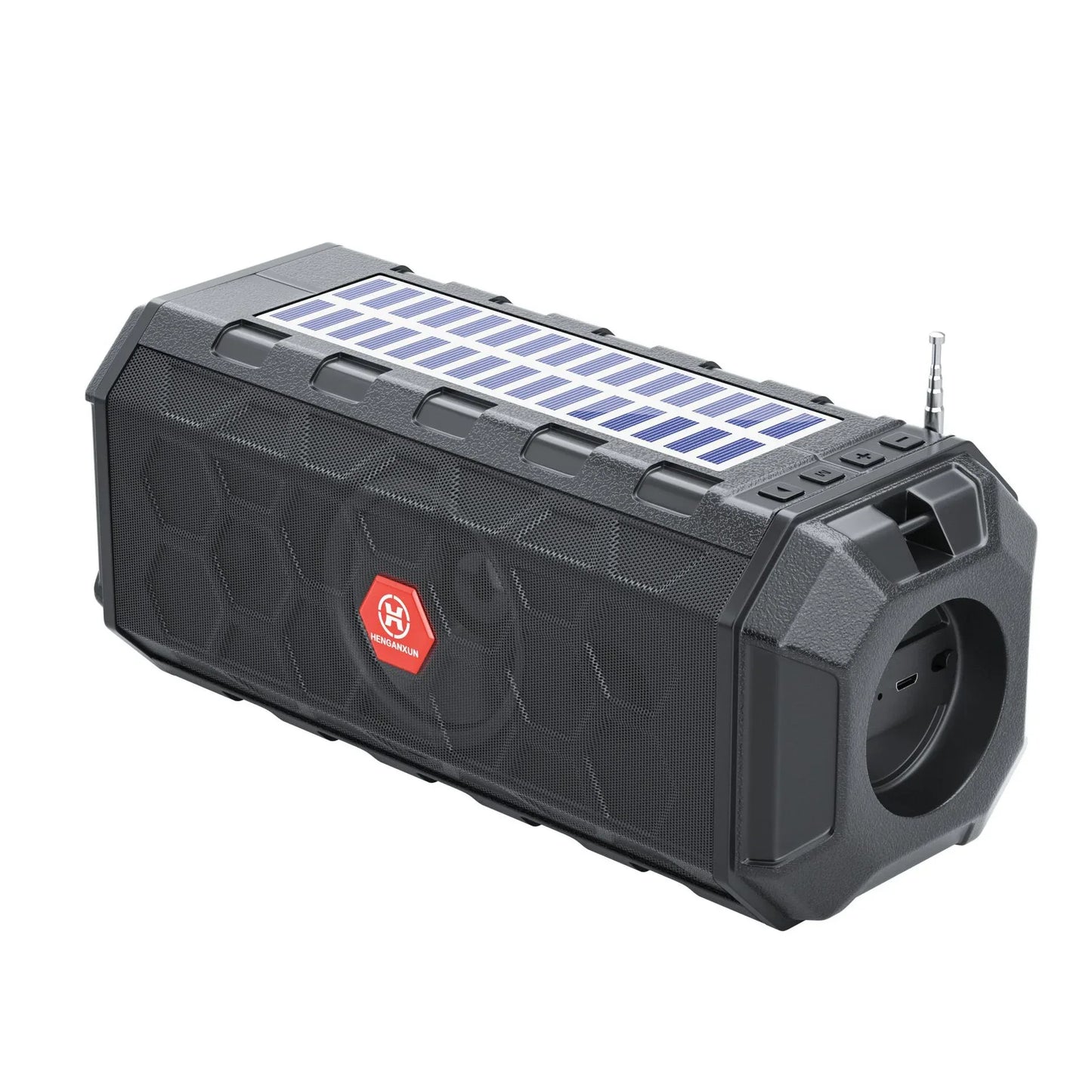 Solar Bluetooth Stereo Speaker for Ultimate Portable Sound and Charging - ZeeTec Store