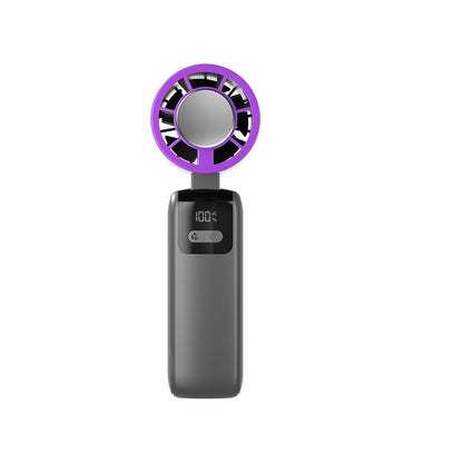 Handheld Semiconductor ice Cooling Fan with Digital Display - ZeeTec Store