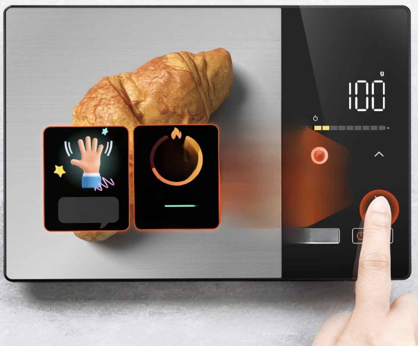 Smart Color Screen Electronic Kitchen Scale with Nutritional Tracking