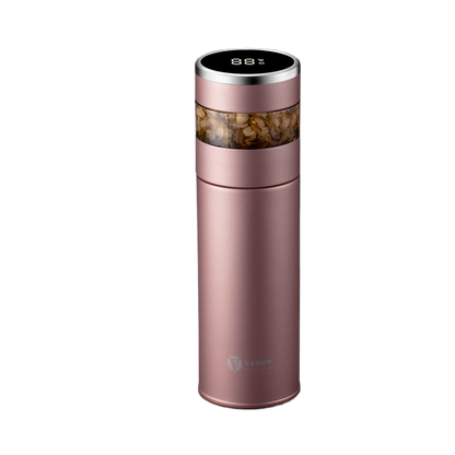 Smart Temperature Display Vacuum Insulated Cup with Tea Strainer