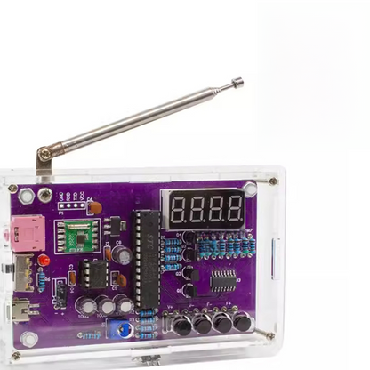 FM Radio DIY Kit with Digital Display - Build Your Own Radio