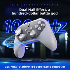 G6S Bluetooth Wireless Gamepad with Hall Joystick and Macro Keys Multi-Platform Compatibility