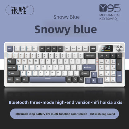 Mechanical Keyboard Triple-mode 98-Key Layout for Ultimate Typing Experience