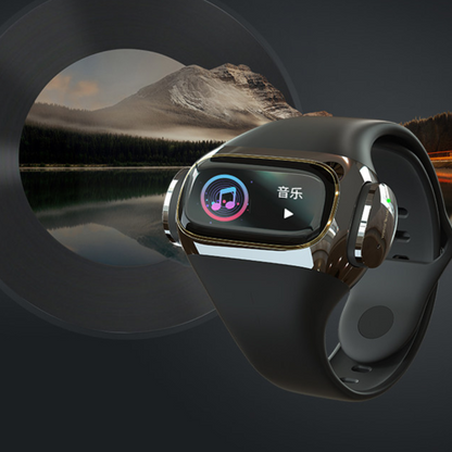 Smartwatch headphones Space Eye Design AI Assistant AMOLED Payment Health Monitor Call