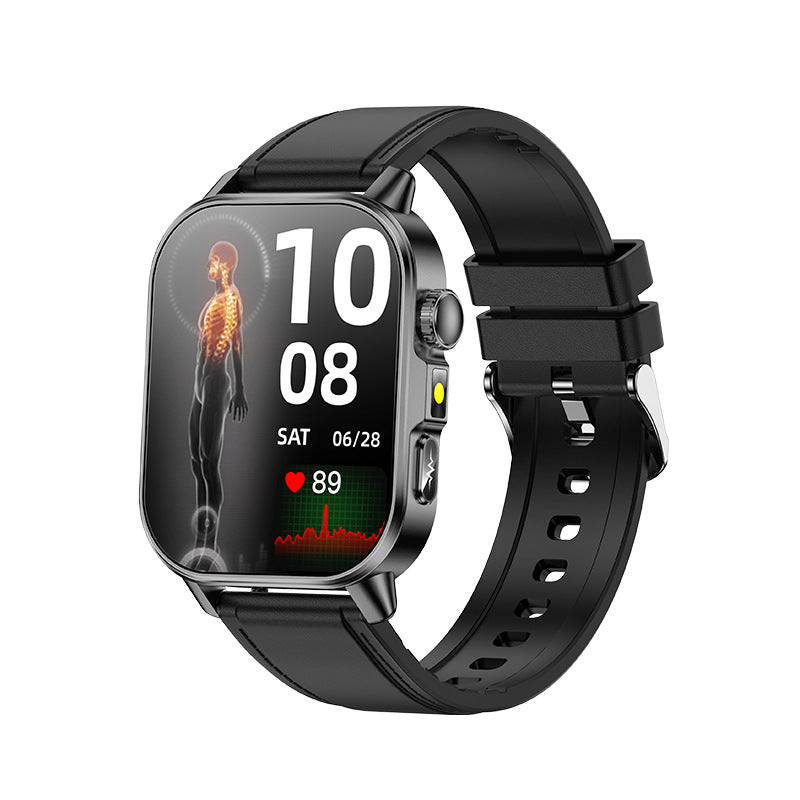 Smart Watch AMOLED Ultra-Retina Screen with Bluetooth Calling and AI-Powered algorithms for personalized health data analysis.