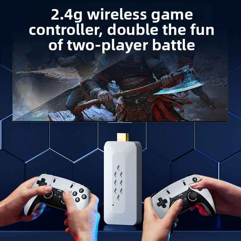 Wireless Retro Game Console with Dual Controllers Support PS1 and PS3
