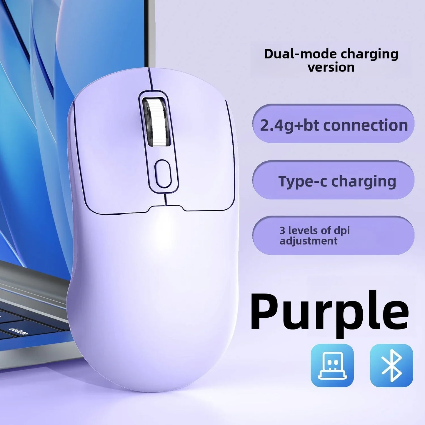 Wireless Computer Mouse - Ergonomic Design and Long Battery Life - ZeeTec Store