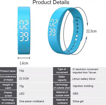 Smart Bracelet Sleep Vibration Steps Track Pedometer - ZeeTec Store