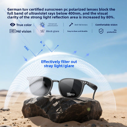 AI Smart Glasses with Multilingual Translation Bluetooth Bone Conduction Calls Music Lightweight