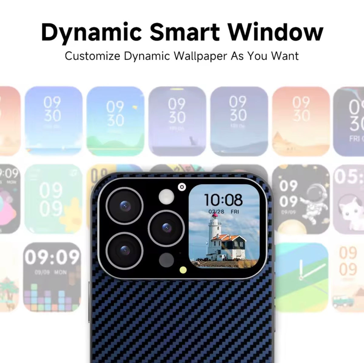 Phone Case with Back Screen for Ultimate Protection and Style