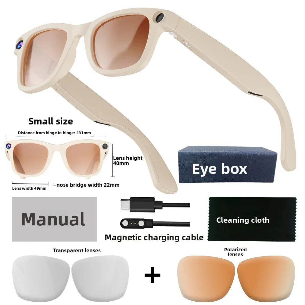 AI Intelligent Glasses with 8MP Camera, Advanced AI Integration, and Multifunctional Design - ZeeTec Store