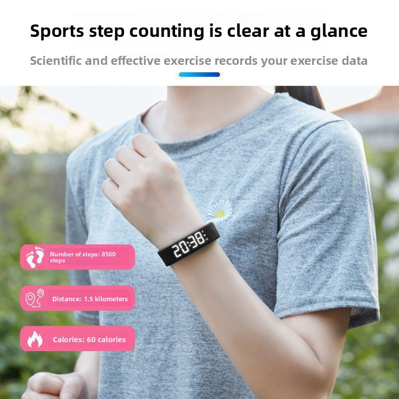 Multifunctional Digital Sport Watch with Alarm and Pedometer