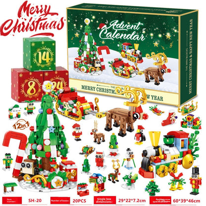 Christmas DIY Building Blocks Set Festive Gifts