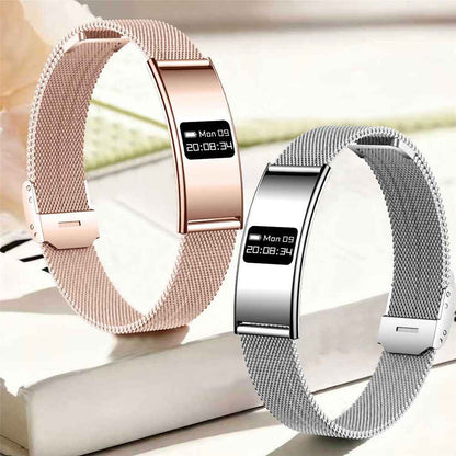 Ultra-Thin Smart Health Bracelet Health Steps Stress Monitor
