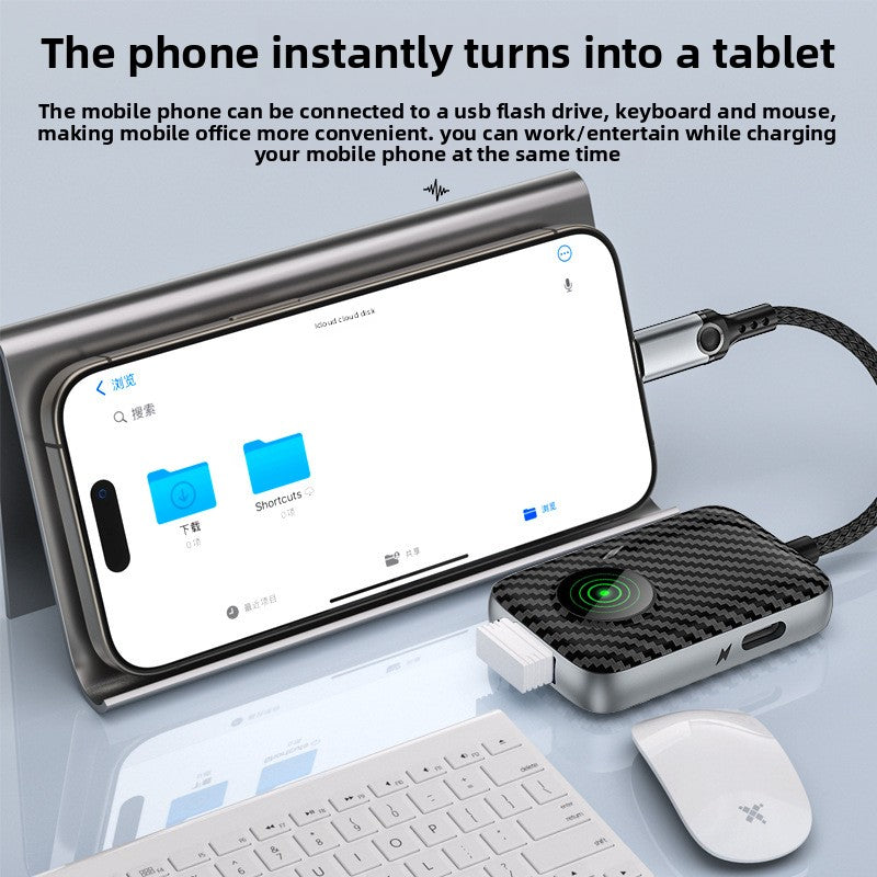 OTG adapter, also known as a three-in-one USB converter