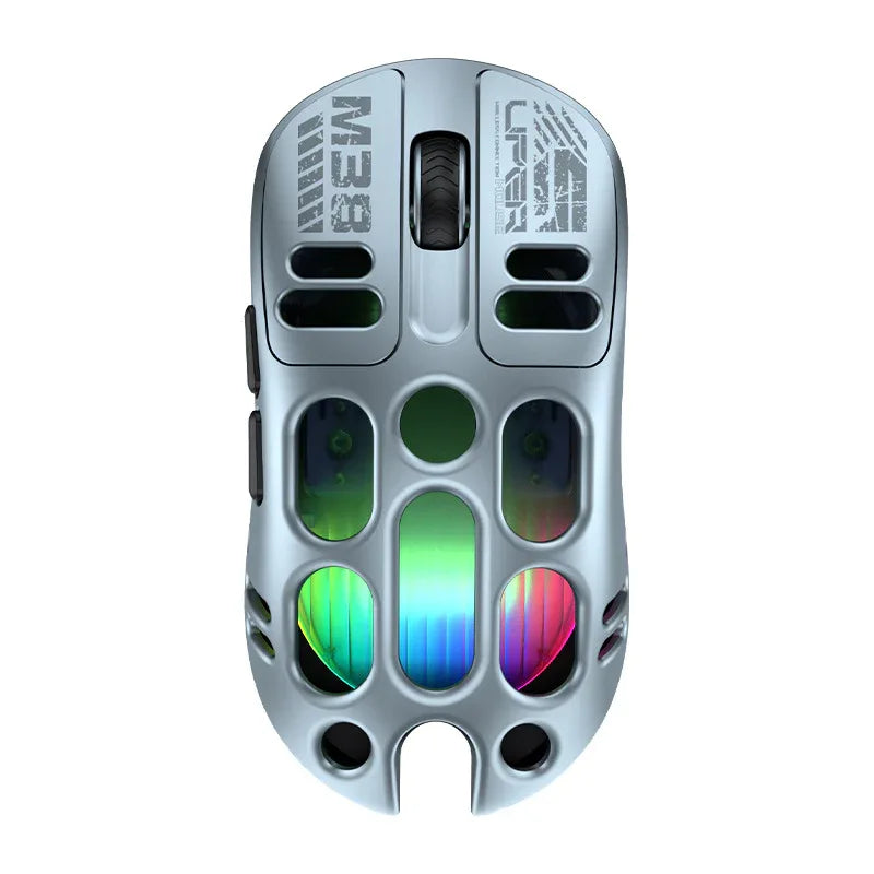Hollow-out Wireless Gaming Mouse with Three-mode Connectivity for Ultimate Performance - ZeeTec Store