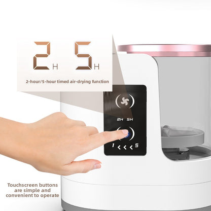 Electric brush cleaner, Automatic Cleaning, Drying Function, Compact Design, Multi-Purpose: Suitable for cleaning powder puffs and other beauty tools, Patented Technology