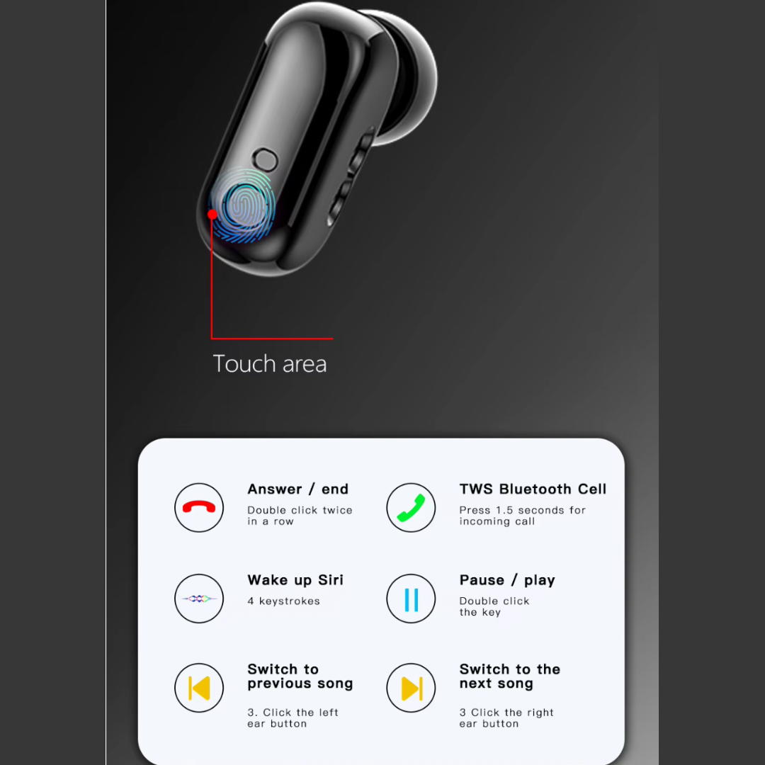 Smart Watch,1.39” Full-Touch HD Display with Built-in Wireless Earbuds, 📞 Bluetooth Calling (Dial Answer Reject)| 🩺 Heart Rate Monitoring| 📷 Shake to Take Photo| 🔔 Call & Message Alerts,Long life battery up to 7 days,Compatible with IOS & Android