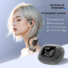 Wireless Bluetooth Over-Ear Headphone Translation AI