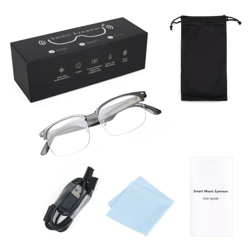 Smart Bluetooth Glasses with Translation and Color-Changing Lenses for Enhanced Experiences - ZeeTec Store