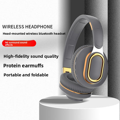 Over-ear Bluetooth headphones
