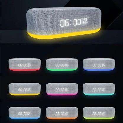 Bluetooth Wireless Charger with Speaker, Clock, and Alarm Function - The Ultimate Bluetooth Wireless Charger Speaker - ZeeTec Store