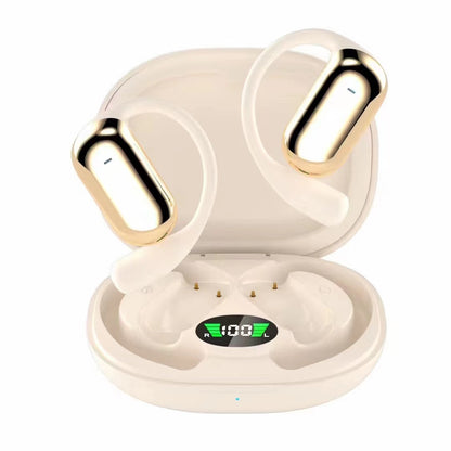 Open-Ear Wireless Bluetooth Headphones with AI Translation Sports optimized