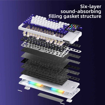 Aula L99 Screen Display Mechanical Keyboard Programmable keys and RGB backlighting