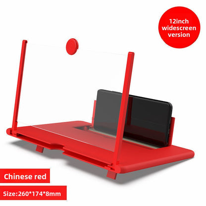 Portable Pull-Out Phone Screen Amplifier with Stand, Portable Design Compact pull-out structure, High-Definition Viewing 3-4x magnification with ultra-clear optical effects, Eye Protection Reduces glare and radiation from screens
