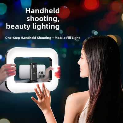 Portable Ring Fill Light with Adjustable Colors