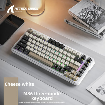Attack Shark M86 Wireless Gaming Keyboard - RGB Mechanical Gaming Keyboard