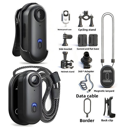 Wireless WiFi Action Camera with Magnetic Clip