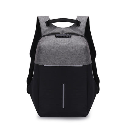 USB charger backpack with safety night Reflective strips