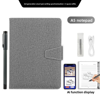 Smart Writing Notebook, Syncs with mobile devices for digital note-taking,  Multifunctional, Paper Screen Sync - Transfers handwritten notes to digital formats in real-time