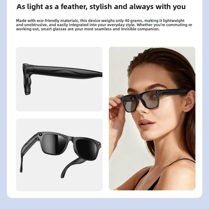 Smart AI Glasses with Camera and Translation Lightweight Anti-Shake