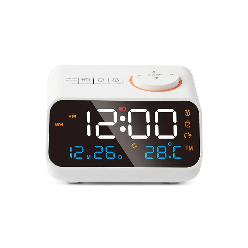 Radio Voice-Controlled Electronic Clock for Effortless Time Management - ZeeTec Store