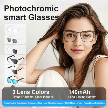 Smart Glasses Photochromic Translation AI Calls