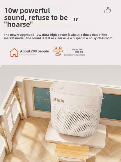 Portable Megaphone 10W Wireless Multi-Scenario Lightweight