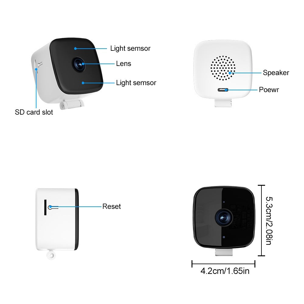 WiFi Night Vision Security Camera for Smart Home Surveillance - ZeeTec Store
