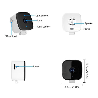 WiFi Night Vision Security Camera for Smart Home Surveillance - ZeeTec Store