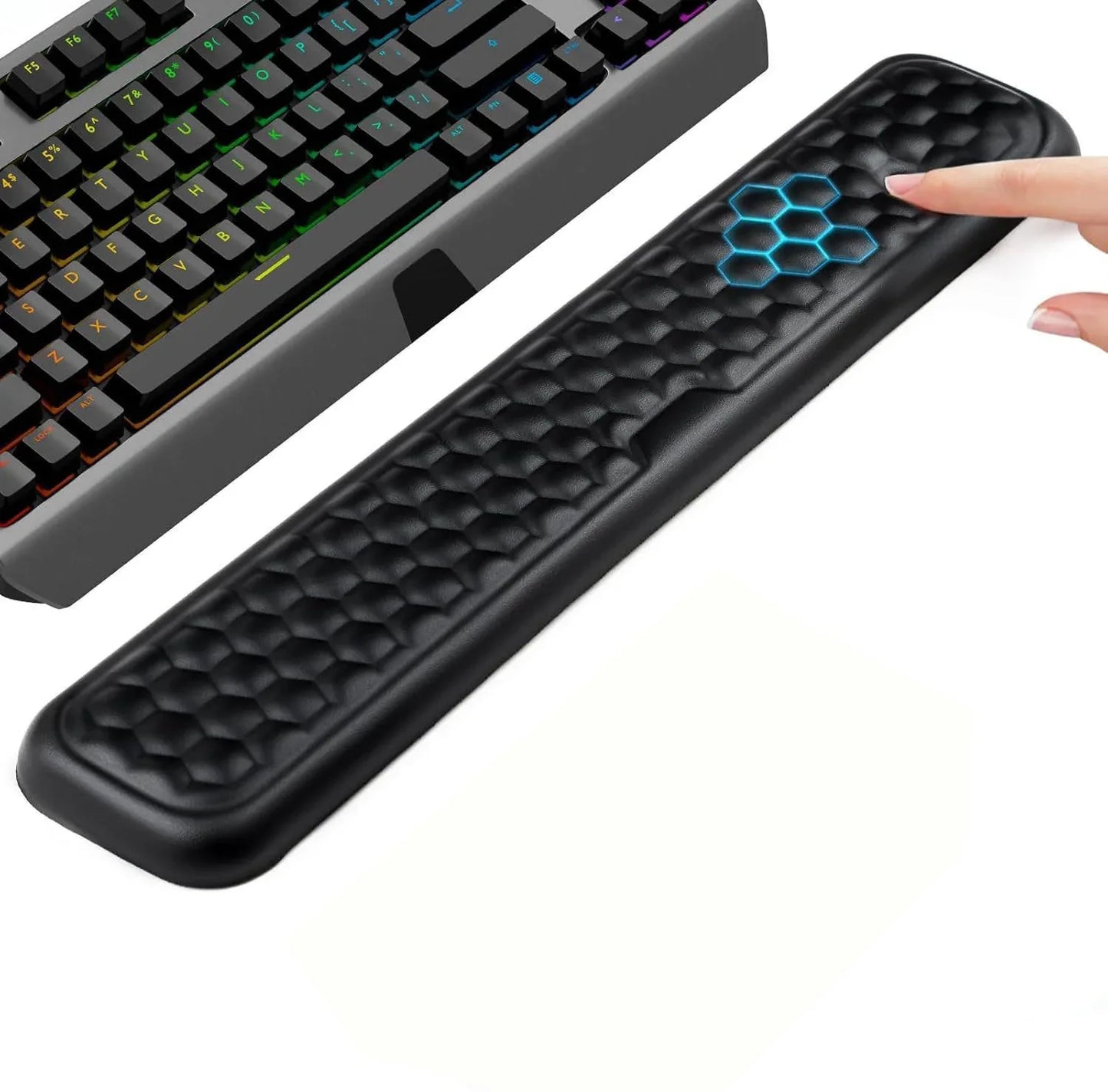 Ergonomic Keyboard Wrist Rest with Mouse Pad for Ultimate Comfort - ZeeTec Store