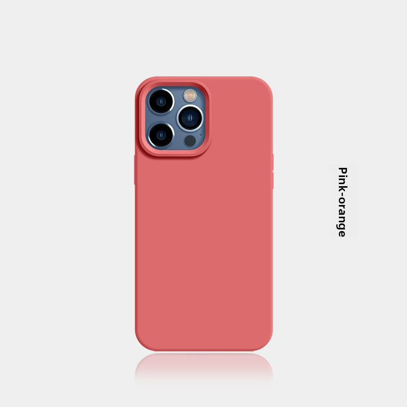 New Liquid Silicone Solid-Color Phone Case Shockproof