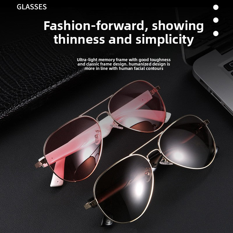 Bluetooth Smart Glasses Audio Music Lightweight UV Protection