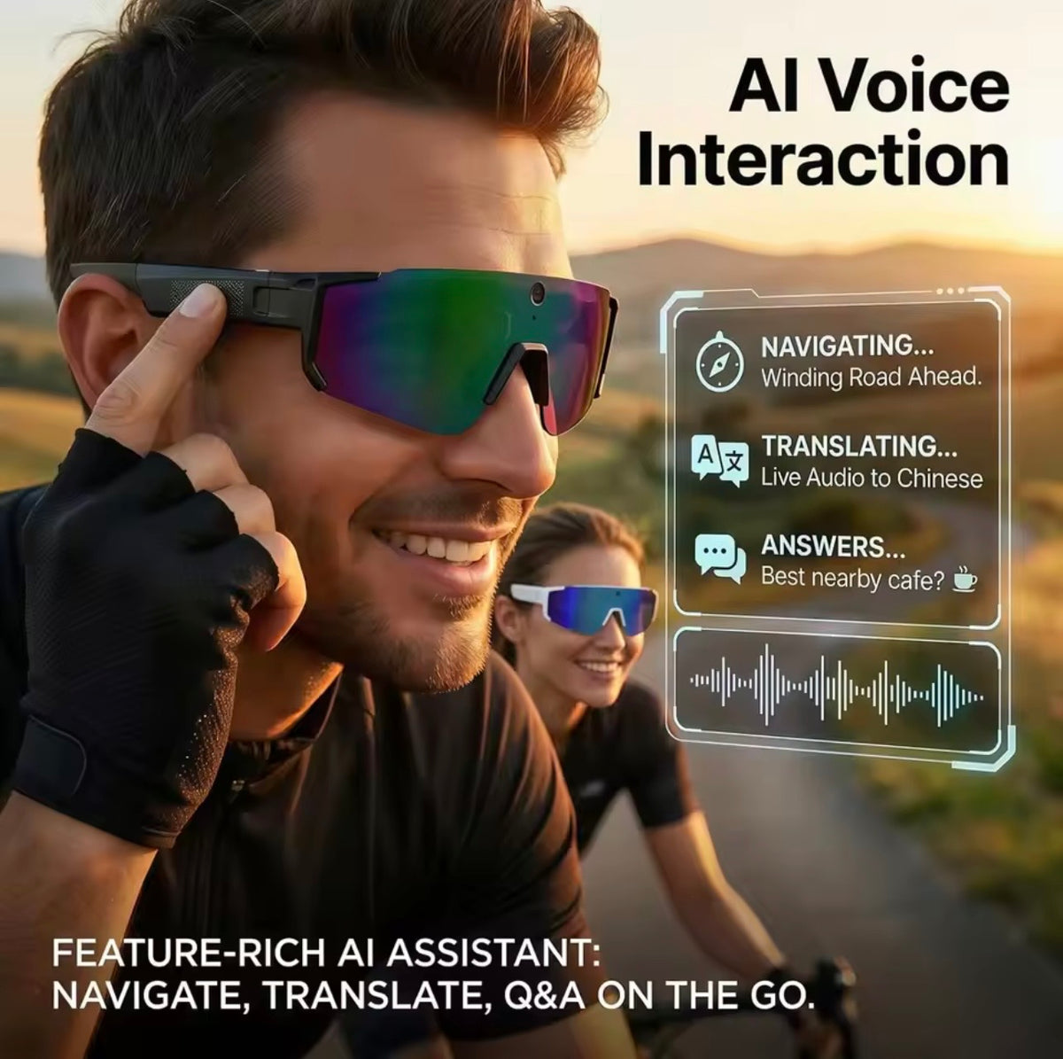AI Photography Smart Glasses with Interchangeable Lenses - ZeeTec Store