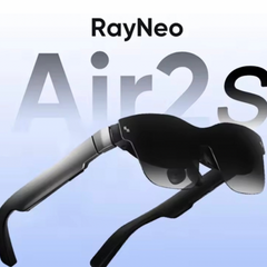 TCL RayNeo Air 2S AR XR Glasses 1080P, Dual cameras, VR & 3D Play Support, MR Holographic Display, Dual Monitor Resolution, Memory & Storage - Comes with 1GB built-in memory, Compact & Lightweight, Device compatibility for Phone iPad PC Switch Xbox