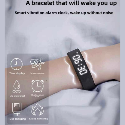 Smart Bracelet Sleep Vibration Steps Track Pedometer - ZeeTec Store